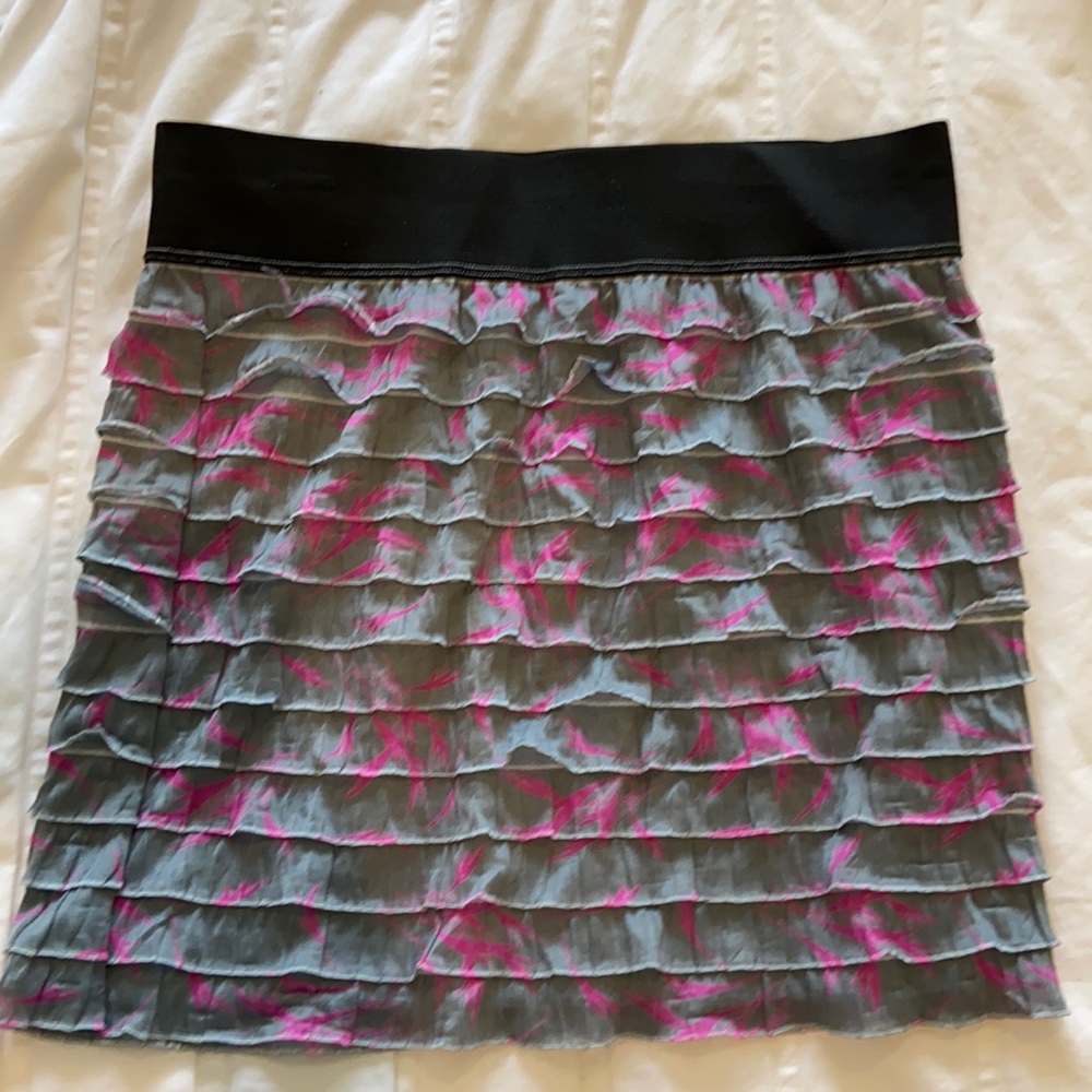NWT free people ruffle tiered mini skirt